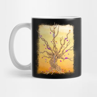 The Colorful Tree of Life - Dia De Los Muertos - Nature Tree Lover Mug